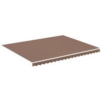 vidaXL Vervangingsdoek voor luifel 4,5x3,5 m bruin - thumbnail