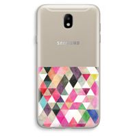 Gekleurde driehoekjes: Samsung Galaxy J7 (2017) Transparant Hoesje