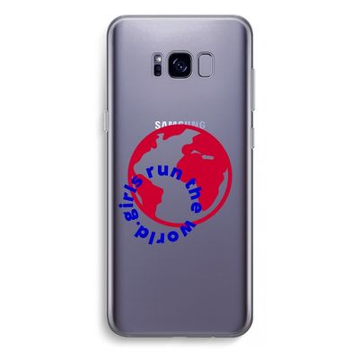 Run The World: Samsung Galaxy S8 Plus Transparant Hoesje