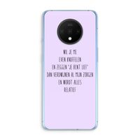 Relatief: OnePlus 7T Transparant Hoesje