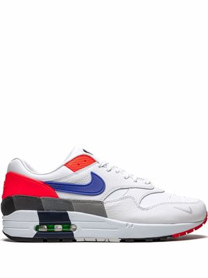 Nike baskets Air Max 1 à design à empiècements - Blanc