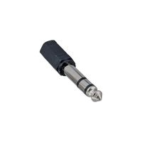 InLine 99305 tussenstuk voor kabels 3.5mm jack female 3.5mm F Zwart