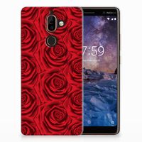 Nokia 7 Plus TPU Case Red Roses - thumbnail