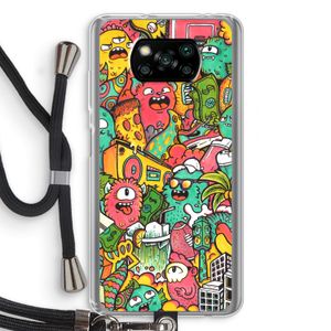 Vexx City: Xiaomi Poco X3 NFC Transparant Hoesje met koord