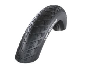 CST Buitenband boat 20x4.00 fatbike zwart met reflex