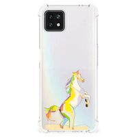 OPPO A53 5G | A73 5G Stevig Bumper Hoesje Horse Color - thumbnail