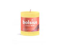 Bolsius Shine Collection Rustiek Stompkaars 80/68 Sunny Yellow - thumbnail