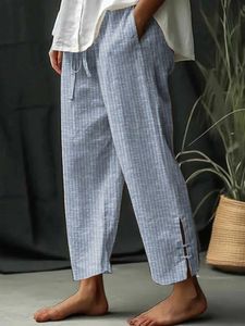 Loose Casual Striped Pants