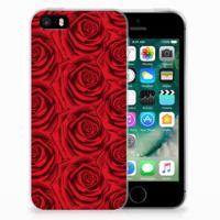 Apple iPhone SE | 5S | TPU Case | Red Roses