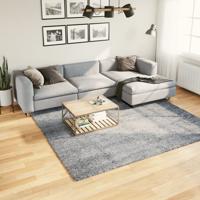 VidaXL Vloerkleed pamplona shaggy hoogpolig modern 240x240 cm blauw