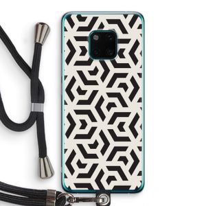 Crazy pattern: Huawei Mate 20 Pro Transparant Hoesje met koord