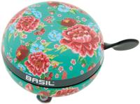 Basil bloom - fietsbel - 80 mm - lichtgroen met bloemen