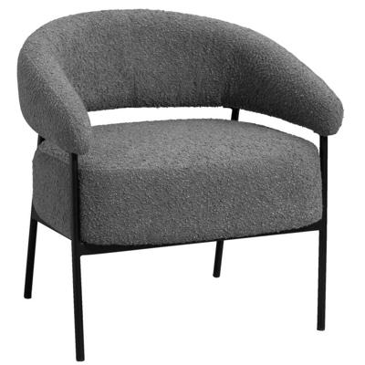 Leen Bakker - Fauteuil Nola - Licht - Stof - Grijs - 66.5x69x72 Cm