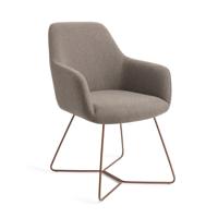 Jesper Home Eetkamerstoel 'Hiroo' Beehive Rose, kleur Foggy Fusion