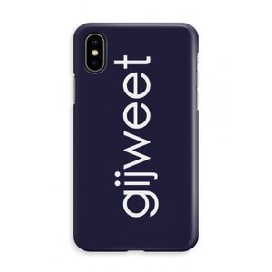 Gijweet: iPhone X Volledig Geprint Hoesje