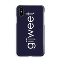 Gijweet: iPhone X Volledig Geprint Hoesje