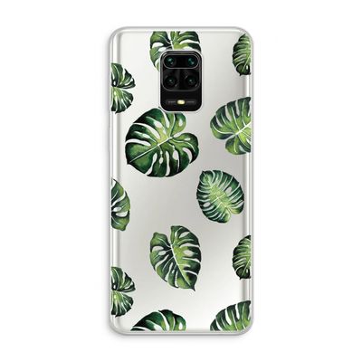Tropische bladeren: Xiaomi Redmi Note 10 Lite Transparant Hoesje