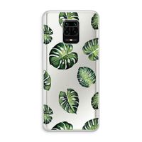Tropische bladeren: Xiaomi Redmi Note 10 Lite Transparant Hoesje