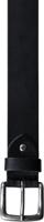 Leather Belt 85 cm Zwart Black - 40905