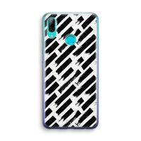 Zwarte vegen: Huawei P Smart (2019) Transparant Hoesje
