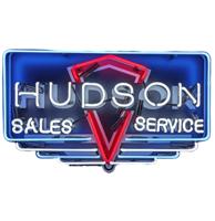 Hudson Sales Service Neon Verlichting 80 x 50 cm - Blauw, Rood, Wit