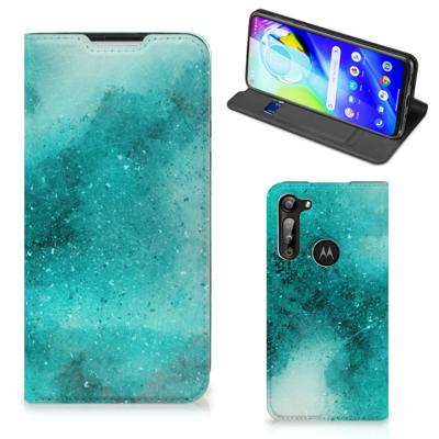 Bookcase Motorola Moto G8 Power Painting Blue Bookcase Motorola Moto G8 Power Painting Blue
