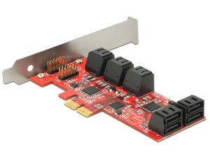 DeLOCK 89384 PCI-Express controller 10x SATA 6Gbps