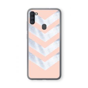 Marmeren pijlen: Samsung Galaxy A11 Transparant Hoesje