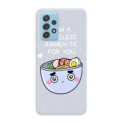 I'm A Hopeless Ramen-Tic For You: Samsung Galaxy A73 Transparant Hoesje