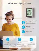 Govee H5075 multisensor voor slimme woning Draadloos Bluetooth - thumbnail
