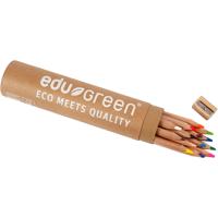 EDU3 Edugreen jumbo kleurpotloden, vulling 5 mm, diverse kleuren, 12 stuk/ 1 doos