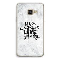 Partner in crime: Samsung A3 (2017) Transparant Hoesje