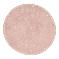 Little Dutch vloerkleed Pure Pink Dot Maat - thumbnail