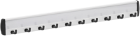 Metafranc kapstok 10 haken zwart w - wu0261100