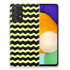 Samsung Galaxy A52 (5G/4G) TPU bumper Waves Yellow