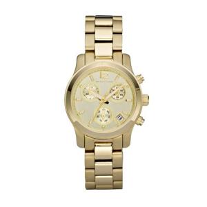 Michael Kors MK5384 goudkleurig &apos;Runway&apos; chronograaf dameshorloge