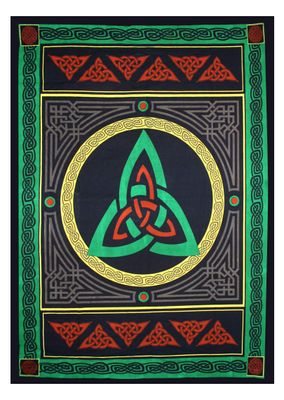 Wandkleed Katoen Triquetra