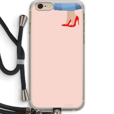 High heels: iPhone 6 PLUS / 6S PLUS Transparant Hoesje met koord