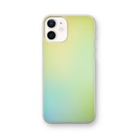 Minty mist pastel: iPhone 12 Transparant Hoesje