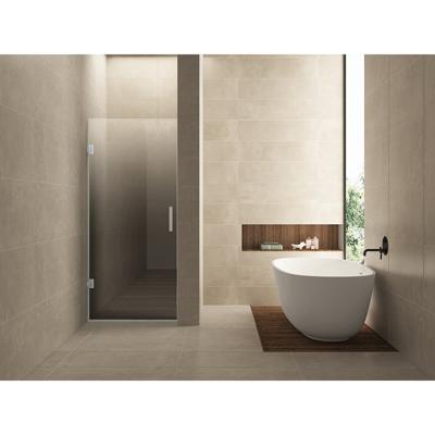 Nisdeur Wiesbaden Less | 80x200 cm | Links | Spiegelrook- naar helder glas | Chroom beslag