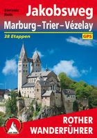 Wandelgids - Pelgrimsroute Jakobsweg Marburg - Trier - Vézelay | Rother Bergverlag - thumbnail