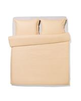 HEMA Dekbedovertrek 240x200/220cm flanel strepen beige (beige)