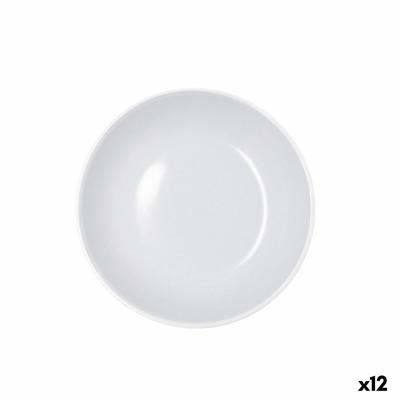 Diep bord Bidasoa Moana Grijs Keramisch Ø 20 cm (12 Stuks)