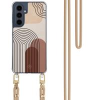 Samsung Galaxy A16 hoesje met beige koord - Warm curves
