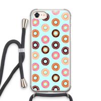 Donuts: iPhone 7 Transparant Hoesje met koord