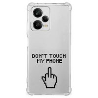Xiaomi Redmi Note 12 Pro Plus Anti Shock Case Finger Don't Touch My Phone
