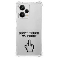 Xiaomi Redmi Note 12 Pro Plus Anti Shock Case Finger Don't Touch My Phone - thumbnail