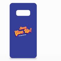 Samsung Galaxy S10e | Siliconen hoesje | met naam Never Give Up