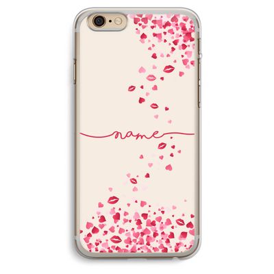 Hartjes en kusjes: iPhone 6 Plus / 6S Plus Transparant Hoesje