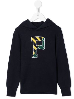POLO RALPH LAUREN KIDS sweat à logo imprimé - Bleu